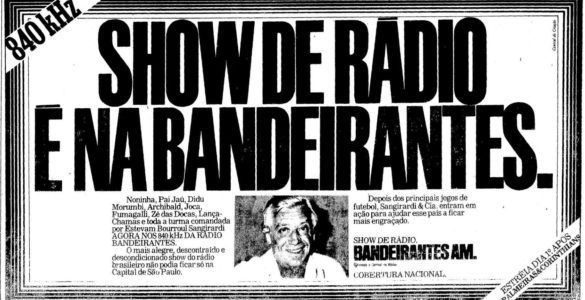 Show de Rádio na Rádio Bandeirantes